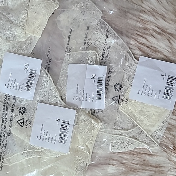 NWT Free People Intimately Gia Lace Tanga Underwear Ivory Various Sizes - Picture 5 of 5